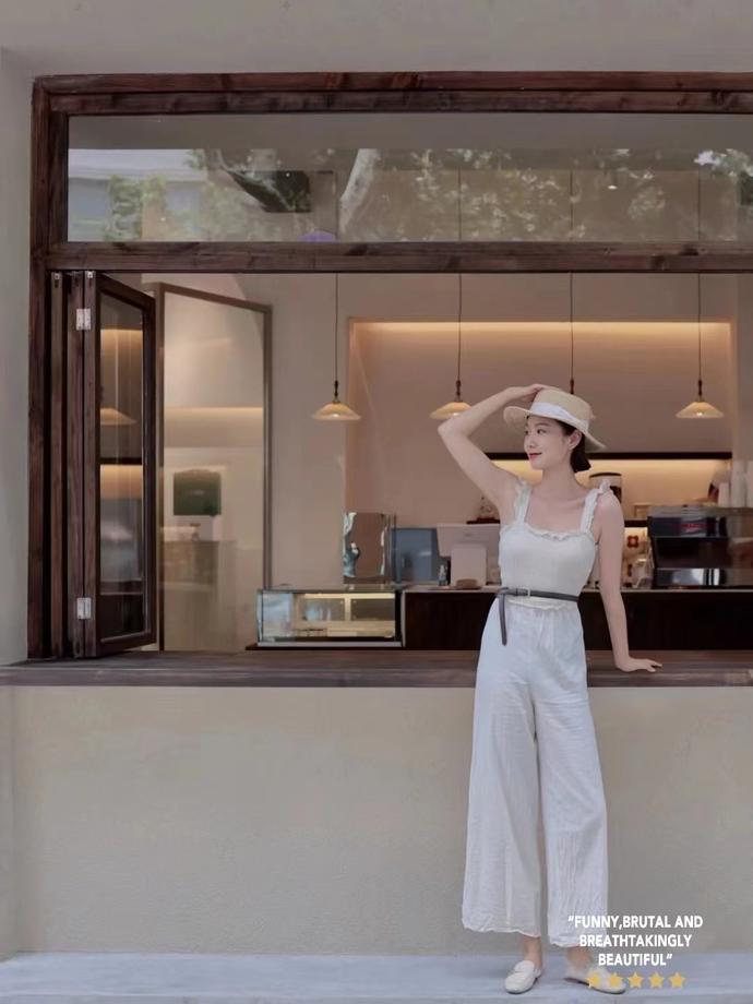 150小个子显高穿搭阔腿裤女,小个子如何选择阔腿裤显瘦显腿长