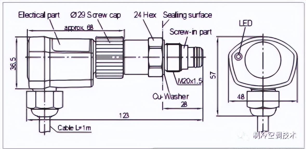压缩机压差控制器调整,压缩机油压差控制器接线图
