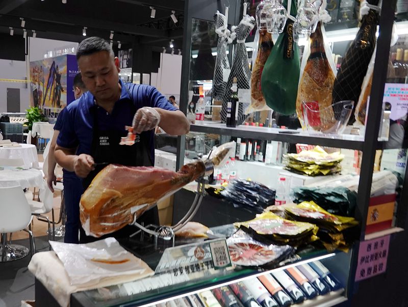 浙江土豪伊比利亚火腿,消博会商品价格