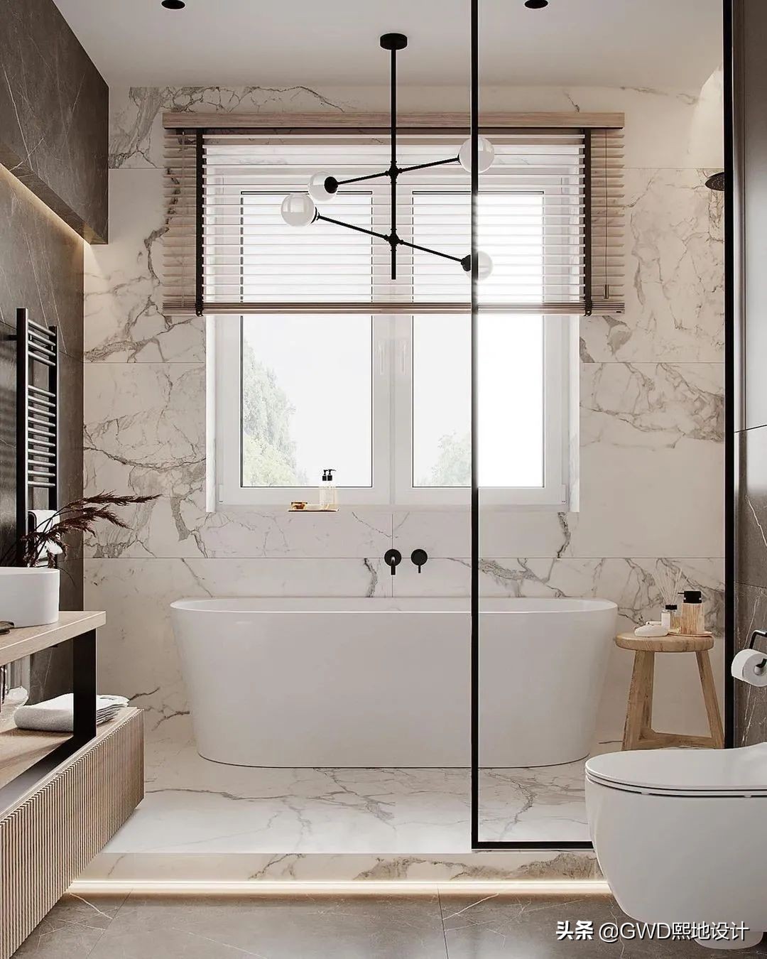 最美卫生间装修效果图,2021最火卫生间设计效果图