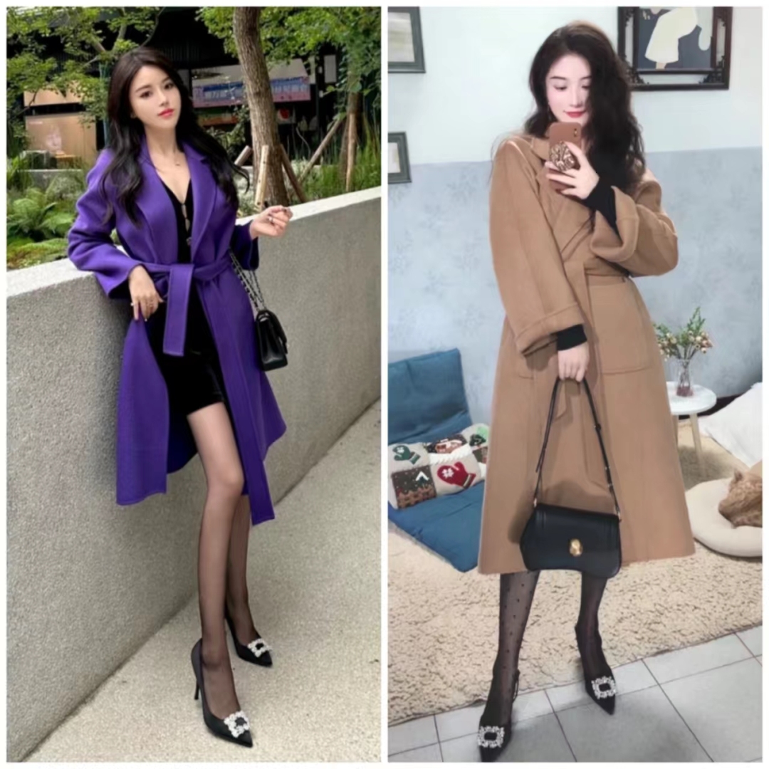 呢子大衣配高跟鞋的穿搭高级感,韩剧女主穿搭秋冬大衣搭配高跟鞋