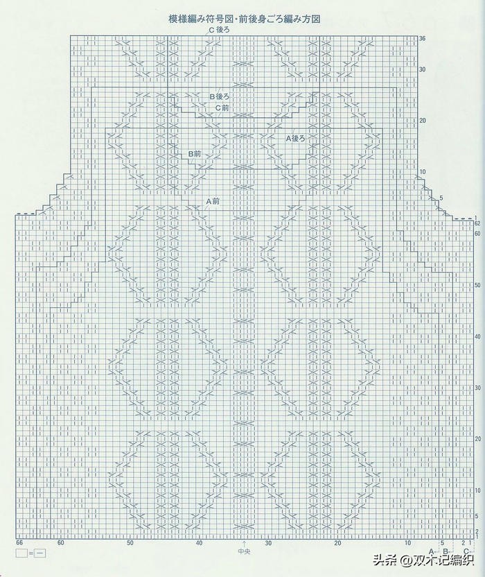儿童棒针麻花连帽毛衣,棒针毛衣扭花图解