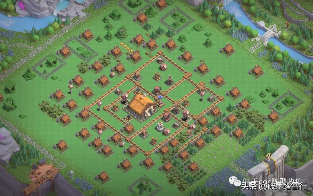 部落冲突阵型,都城互刷阵型