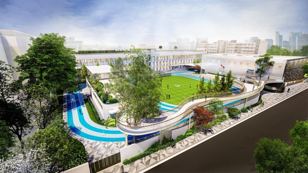 长沙首座城市森林学校正式亮相未来智慧校园，让孩子奔赴更美未来