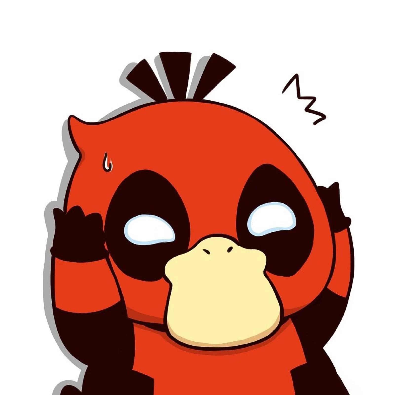 可达鸭问号头像,可达鸭头像渣男