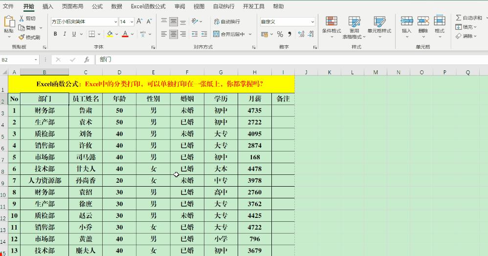 分类打印excel,excel打印内容分类如何在一张纸上