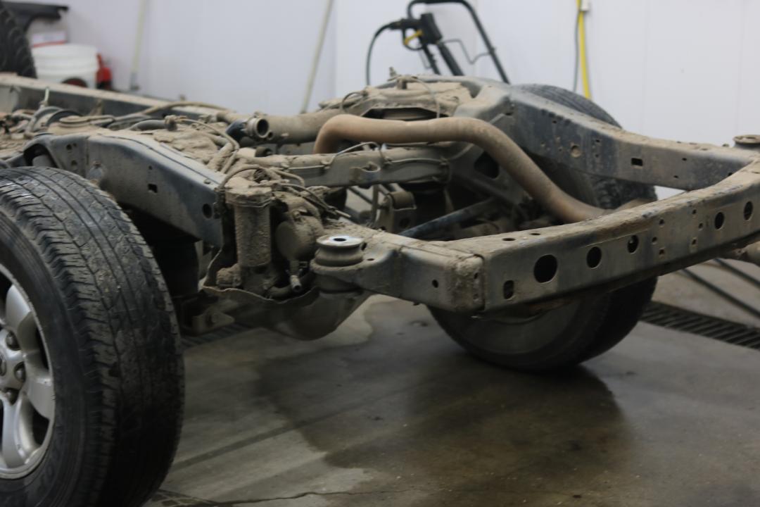 06年丰田霸道汽车翻新全过程,从山西拉回来的车