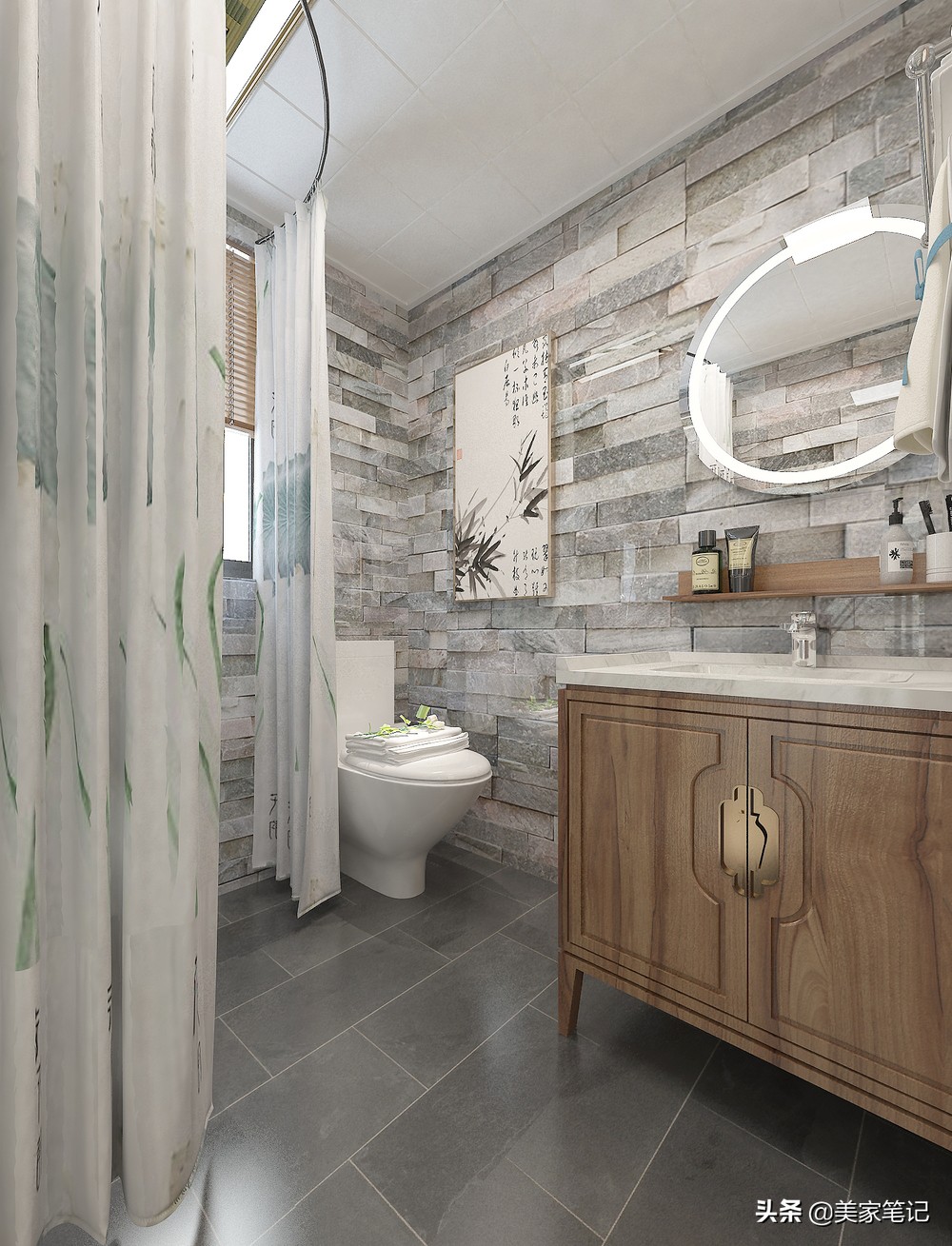 别墅新中式原木色禅意茶室背景,新中式原木色禅意风格装修效果图