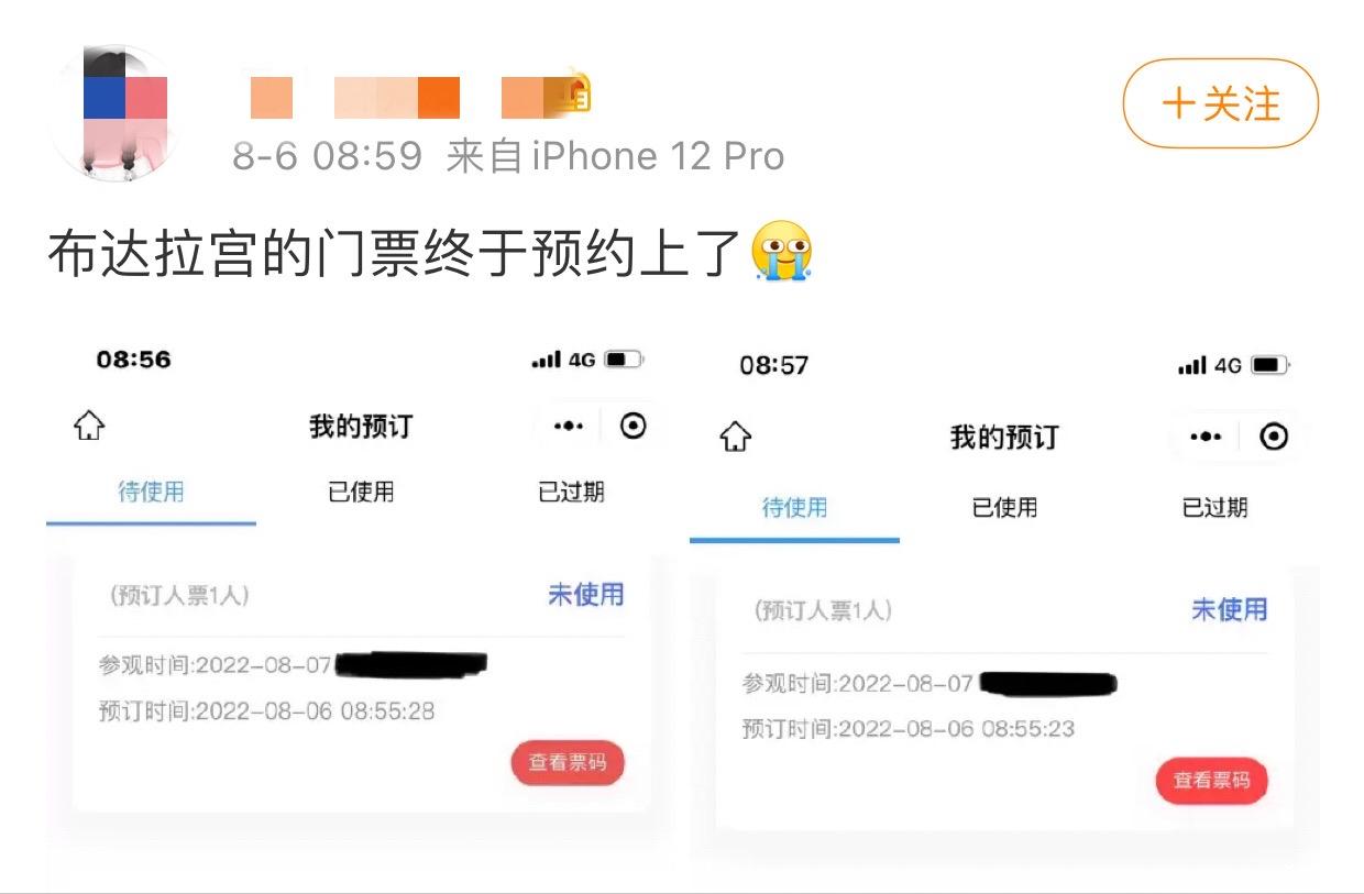 布达拉宫门票怎么网上预约,布达拉宫门票免票时间表