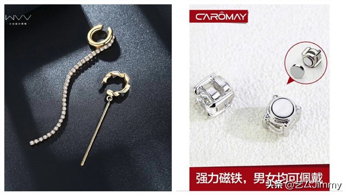 耳环的种类及佩戴方法,如何选择一款适合自己的耳环