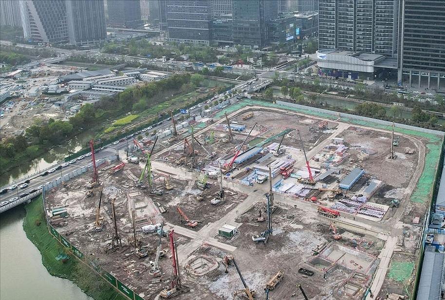 oppo南京总部建设进展,oppo集团总部大楼