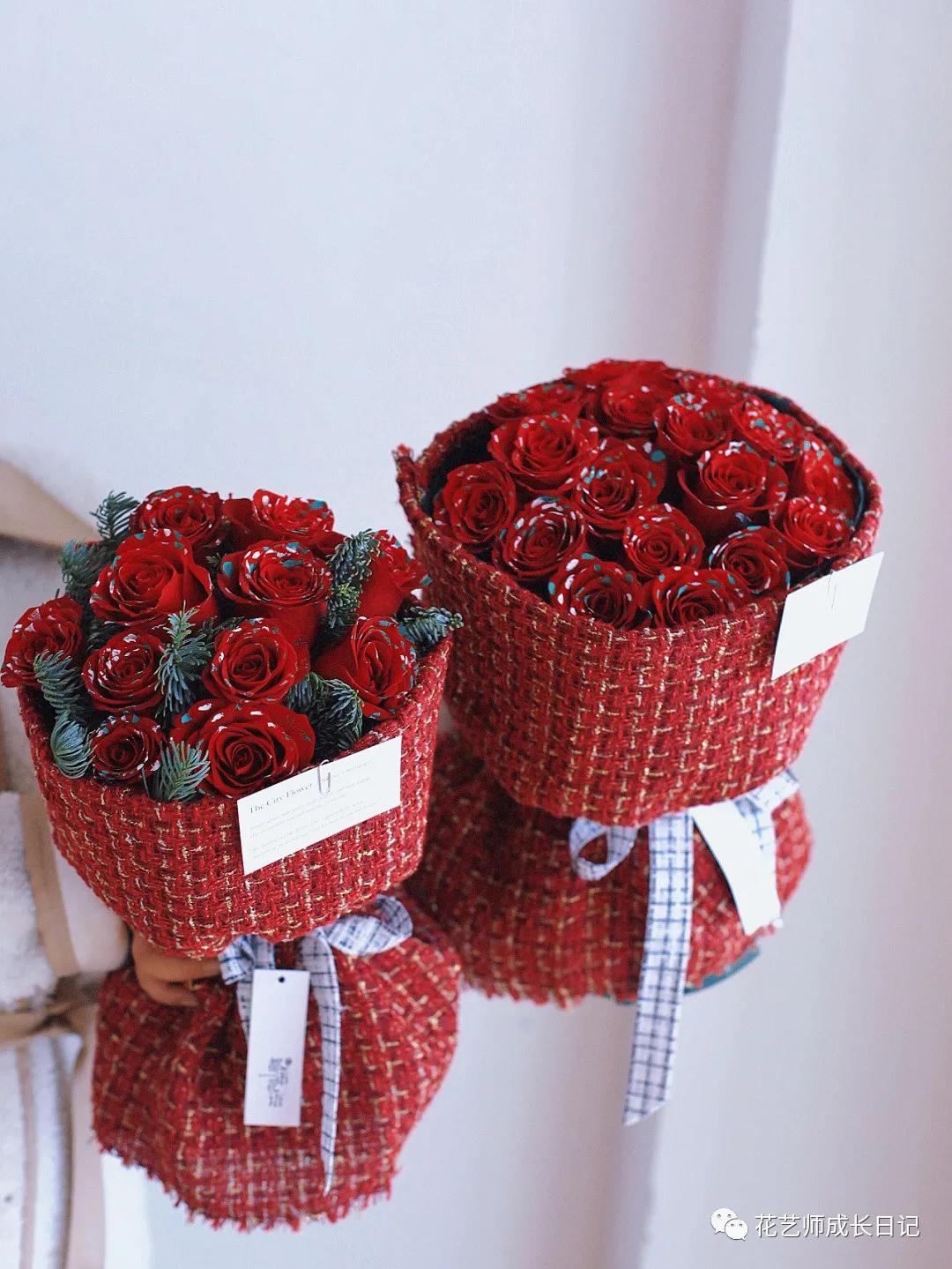 100朵玫瑰样式,圣诞限定玫瑰花