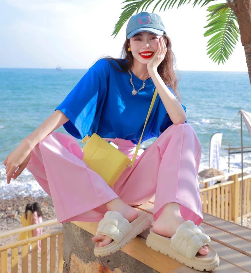 粉蓝渐变染,粉蓝渐变高透