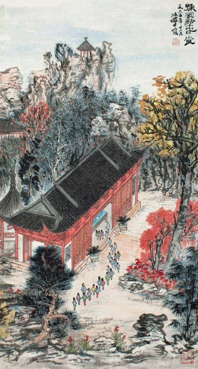 国画风景小品,国画风景