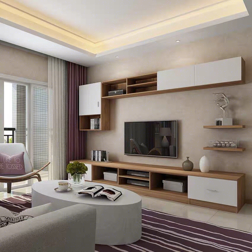 漂亮的电视柜背景墙最新款,7款电视背景墙及电视柜设计