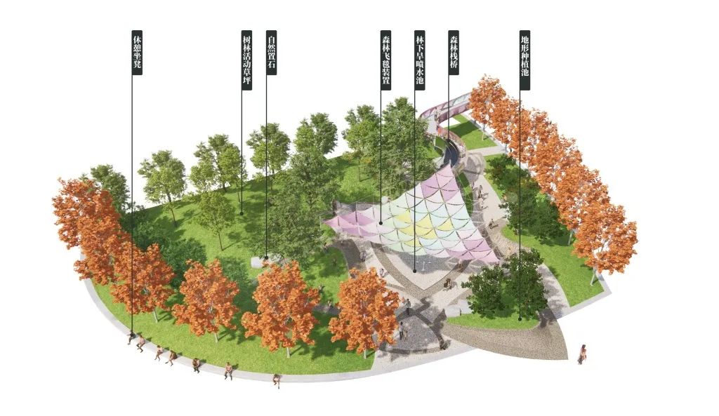 元亩塘公园景观设计,高端公园绿化景观设计