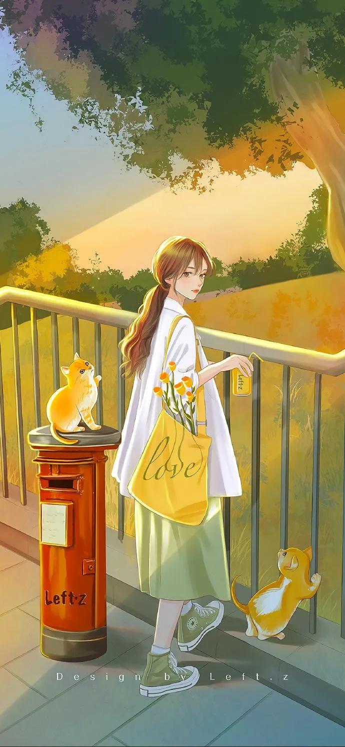 唯美动漫手绘壁纸,壁纸大全唯美手绘女生