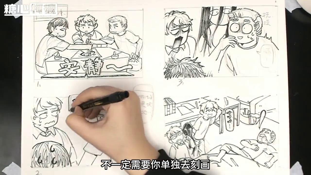 手绘四格漫画教程,高级动漫教程手绘漫画