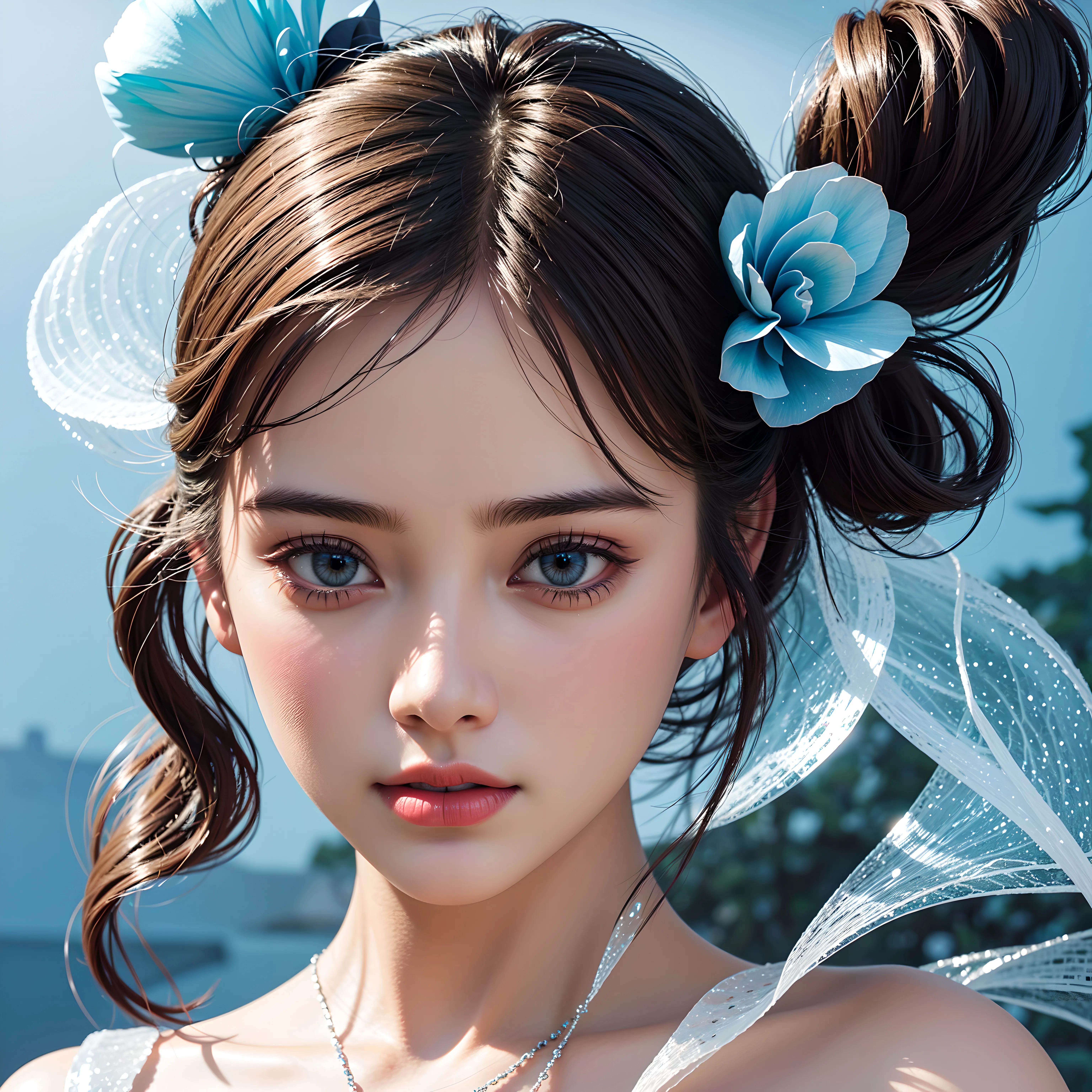 每日Ai美图：夏日炎炎，冰丝透凉，华服美丽小公主