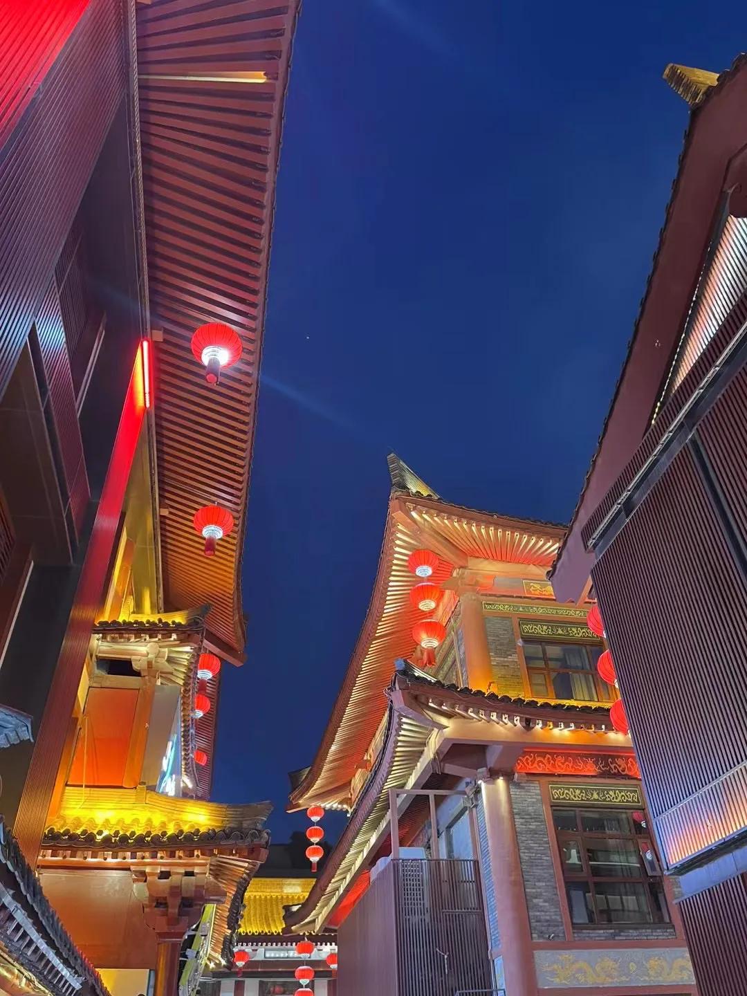 大唐印象不夜城昆明,大唐不夜城的全景