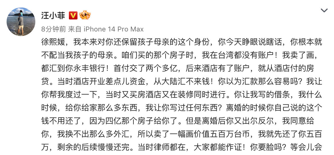 大S再婚头纱是刷汪小菲信用卡买的，嫁给具俊晔的她到底图什么？