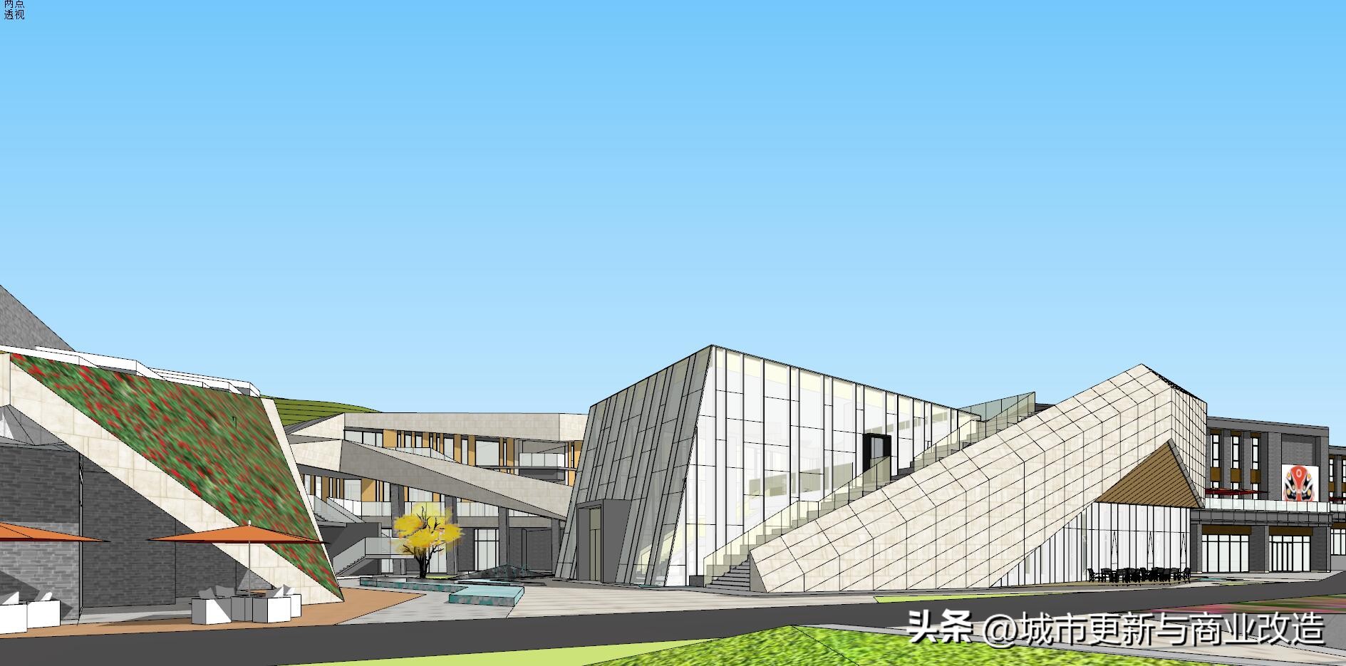 海边商业街建筑设计图,江西商业街规划设计案例