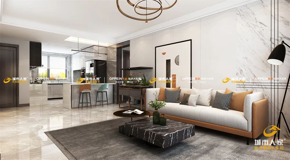 极简餐厅客餐厅一体设计,客餐厅一体设计极简