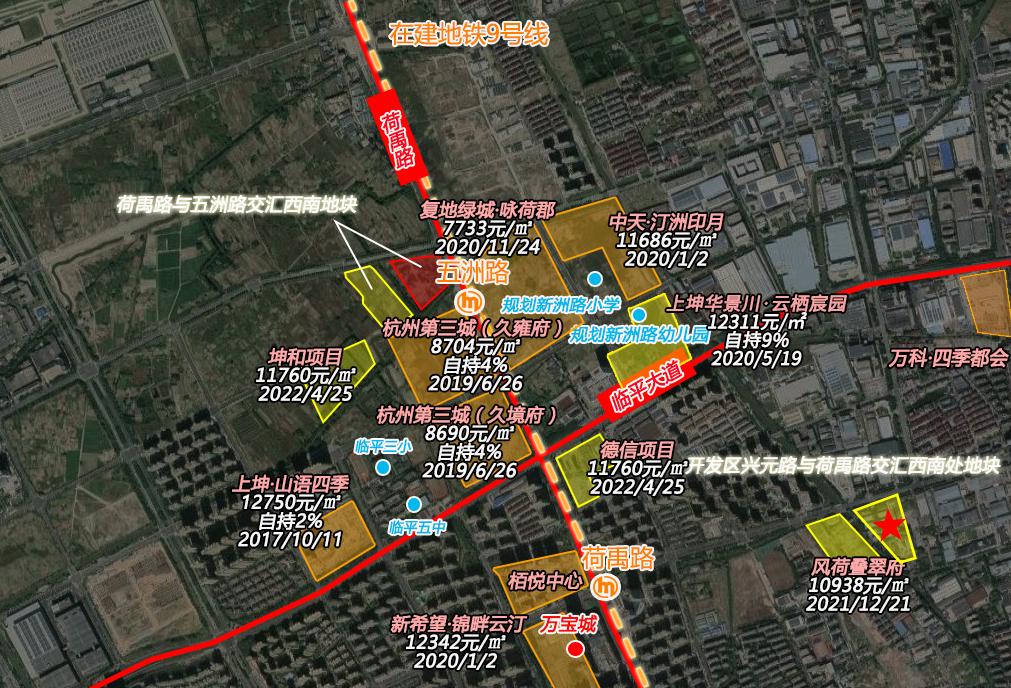 刚刚！临平3宗宝地“封抢”！滨江首入南融主城板块