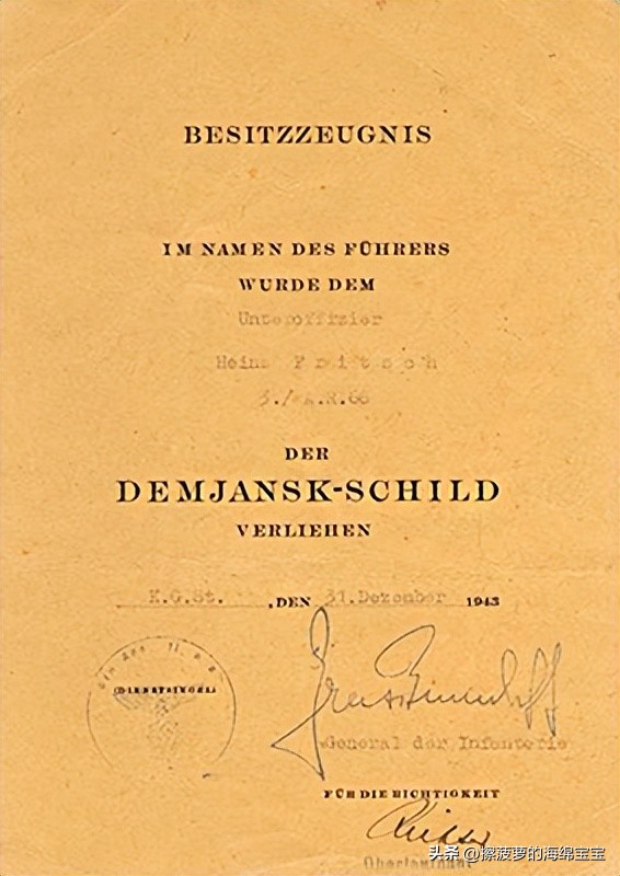 霍尔姆盾章二战德国,二战德国军奖章