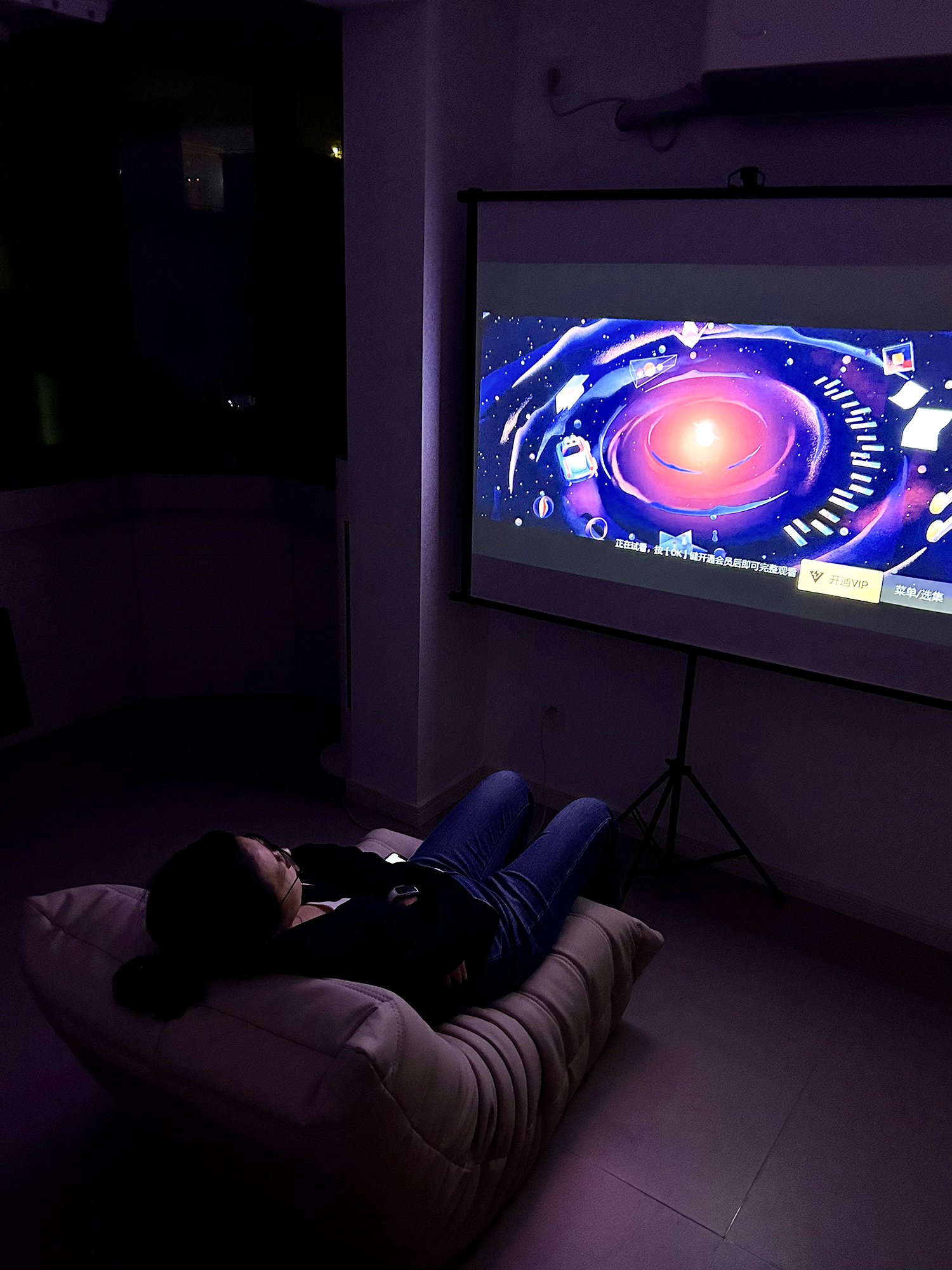 明基入门1080p投影仪,适合网课学习的家用投影仪