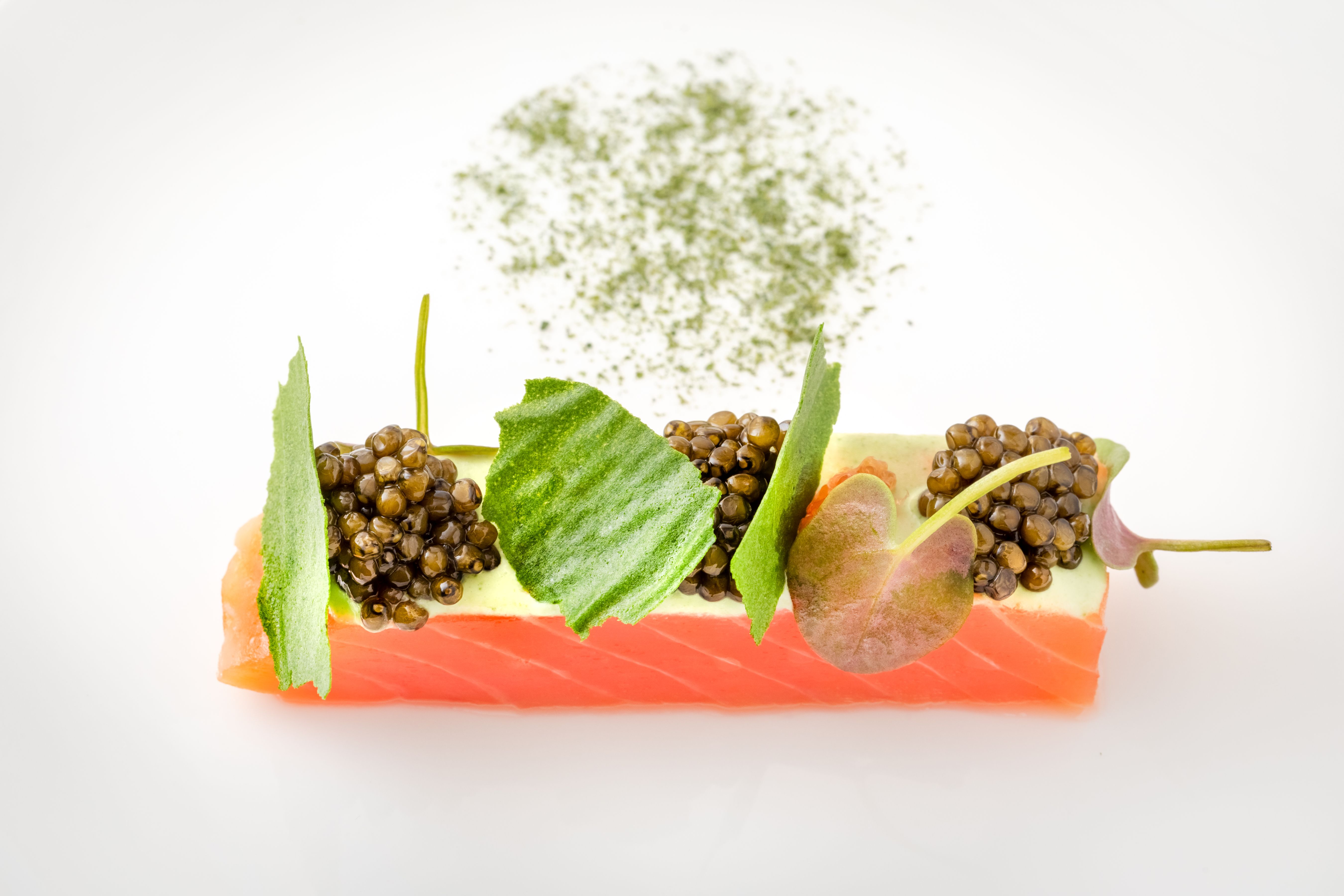 在香港的米其林餐厅用餐,在香港的豪华正餐