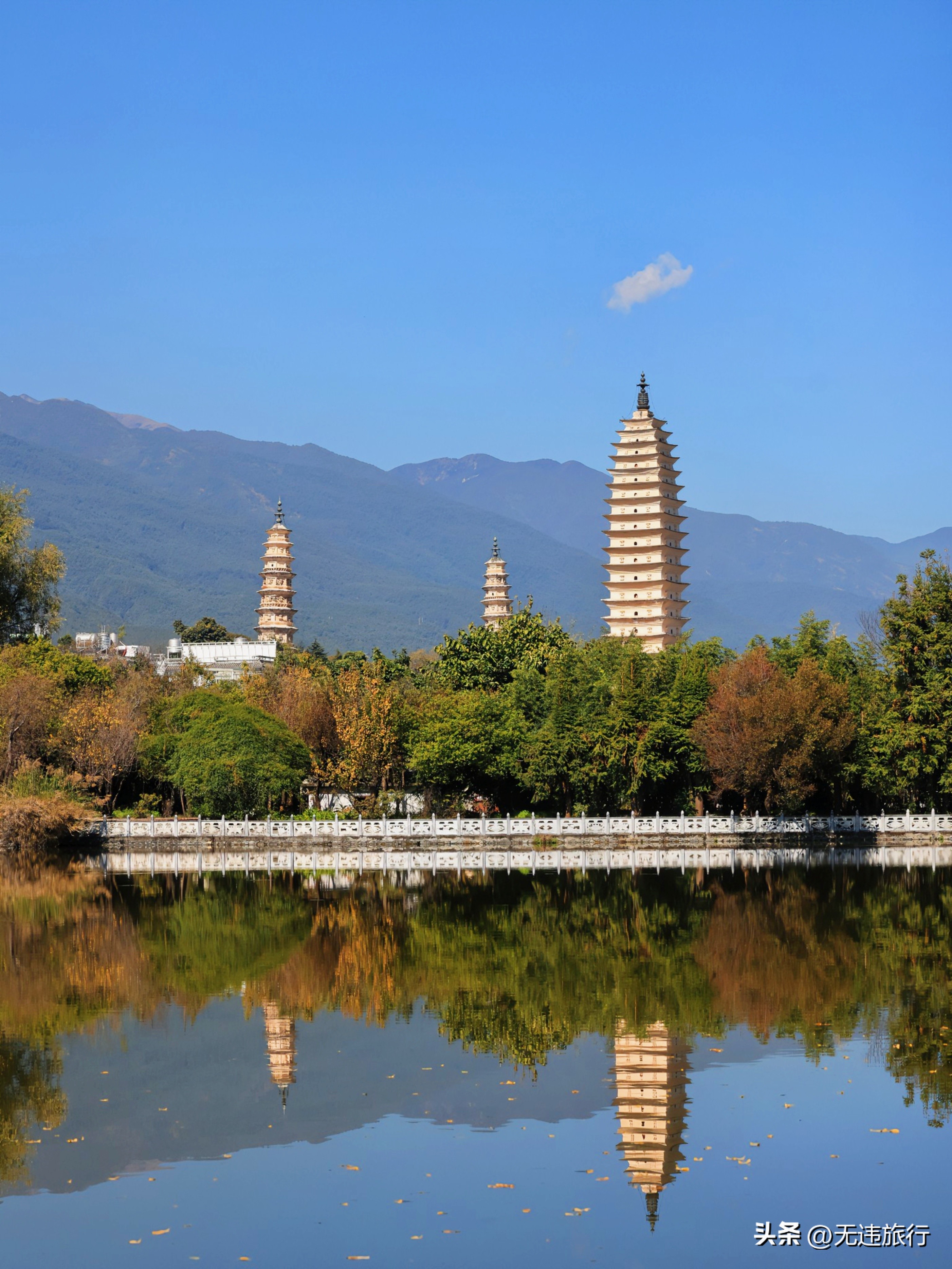 大理古城银杏叶美景,大理崇圣三塔附近景点