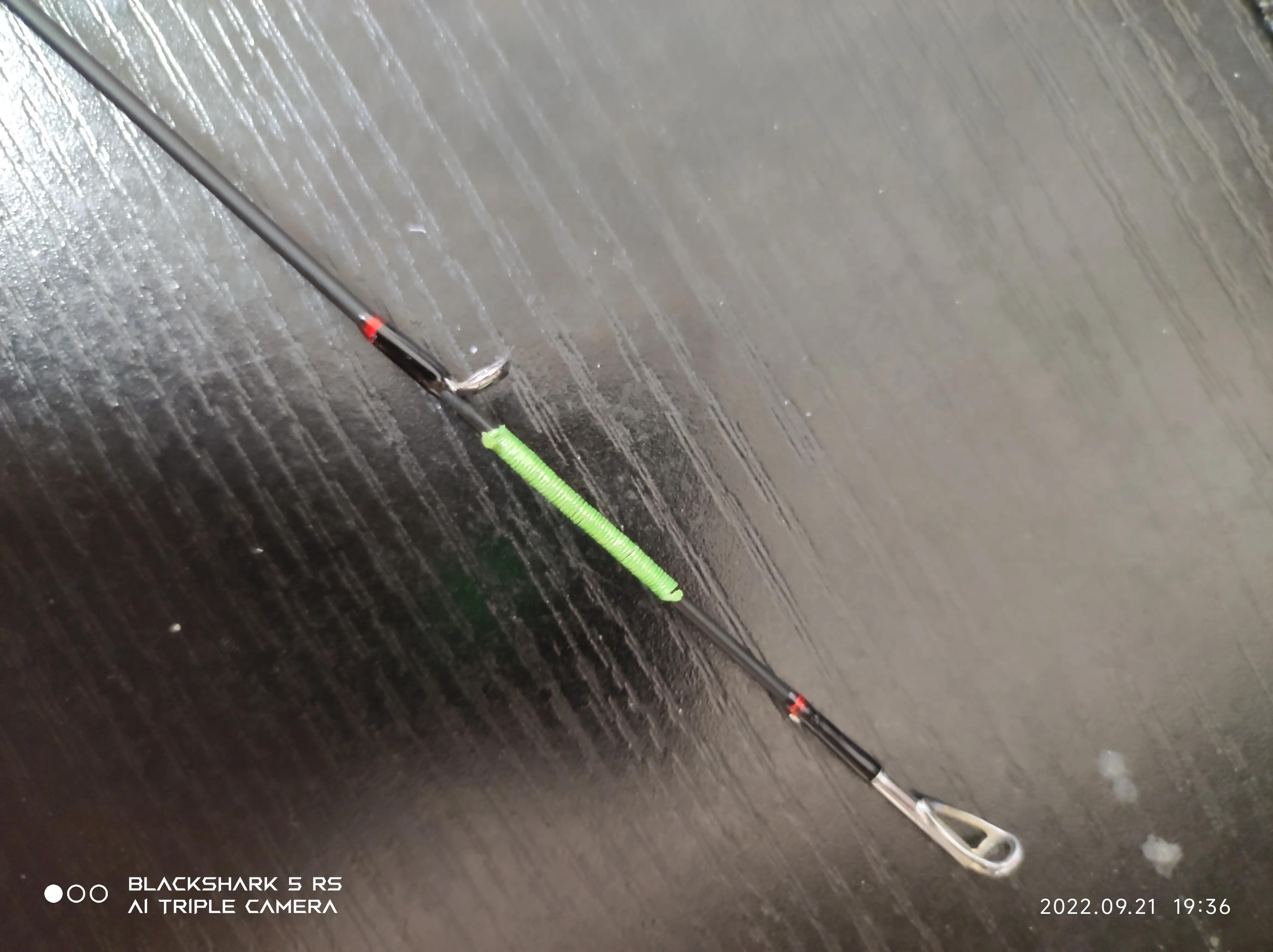 路亚竿稍断了10厘米,路亚竿稍正插和倒插