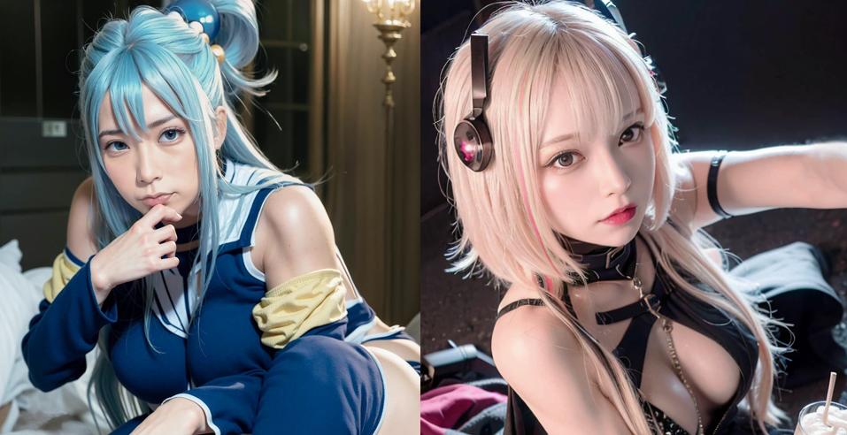 ai赛博coser,ai制作cosplay
