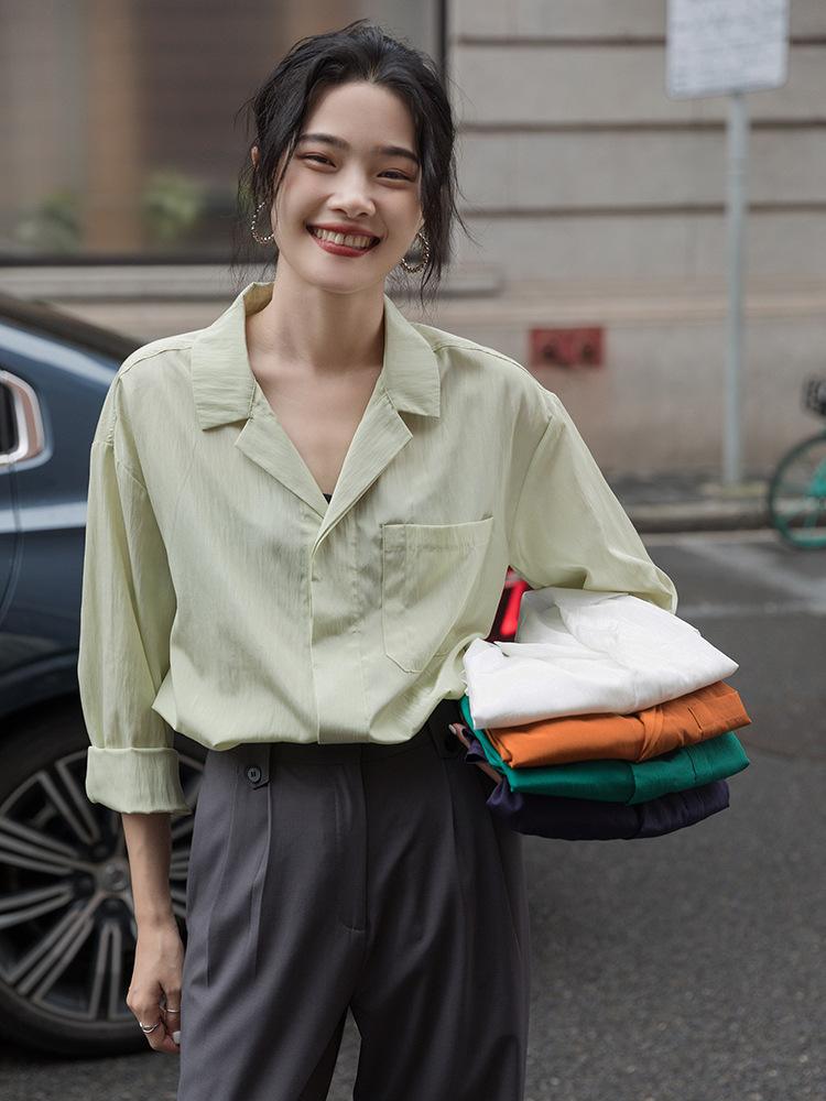 衬衫这样穿时髦又高级回头率200,试试这些高级干练的衬衫穿搭