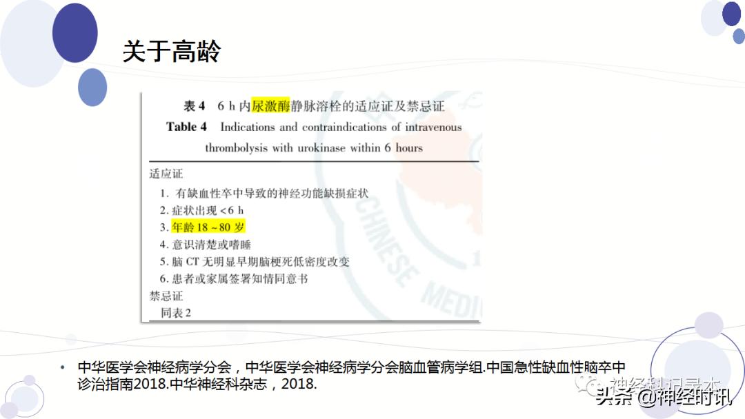 关于急性缺血性卒中静脉溶栓决策的若干问题
