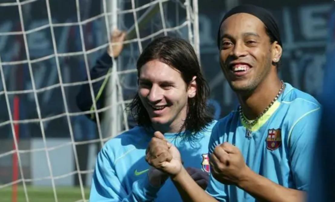 梅西与小罗和内马尔的神仙友情,梅西和小罗成为挚友