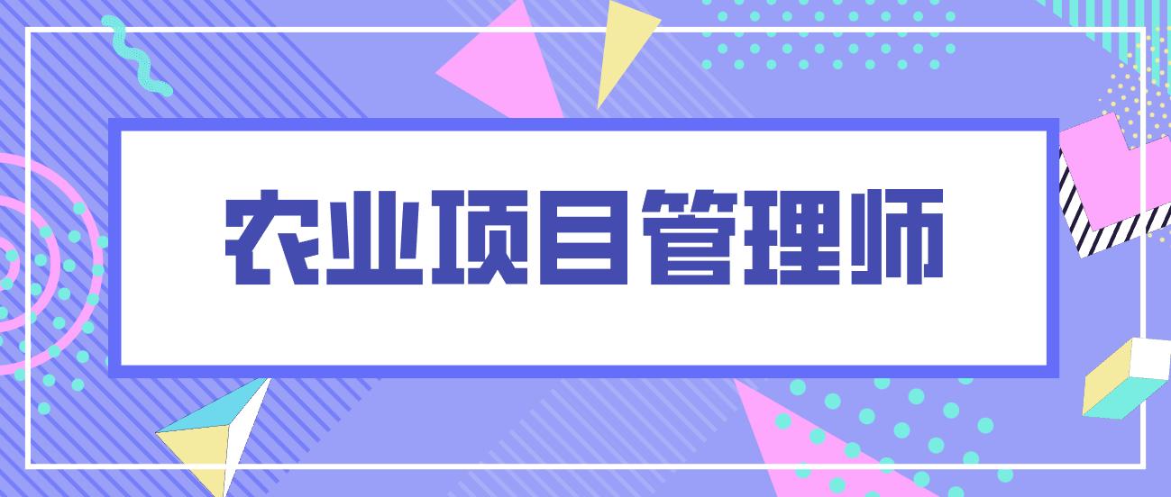 农村项目管理师报考条件,项目管理师报考条件考试内容