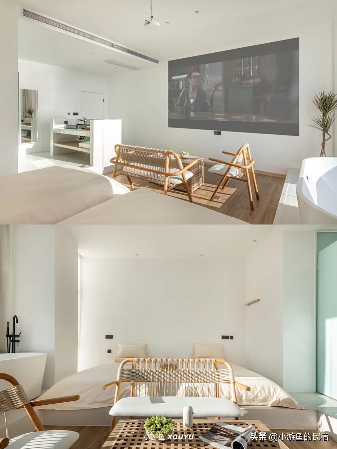 海边日落晚霞民宿,火山岛民宿二室一厅