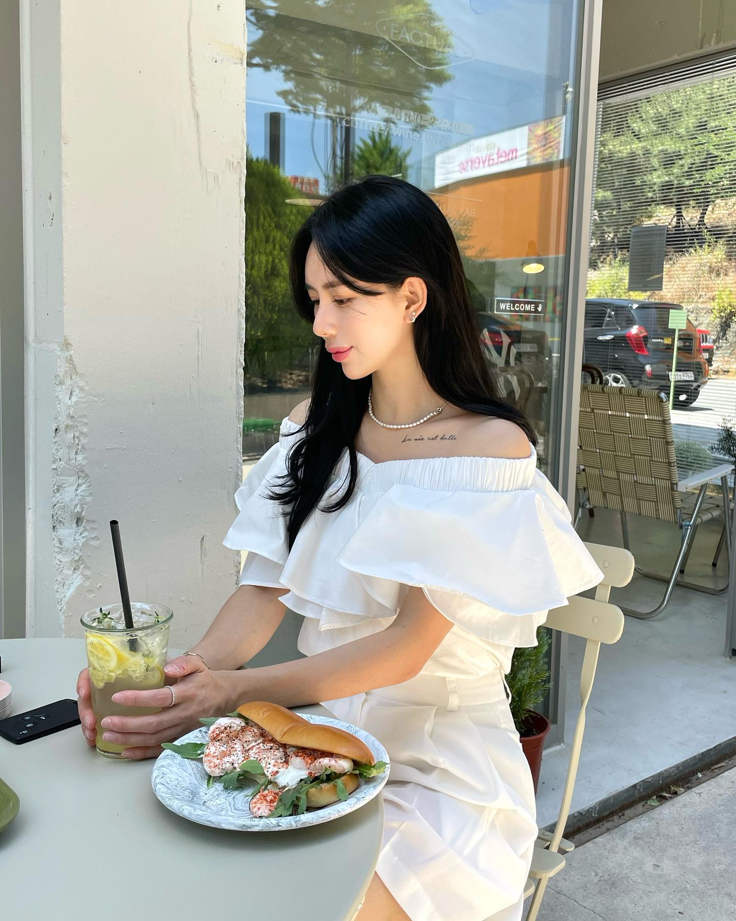 韩版上衣女搭配,泳衣吊带露肩上衣韩国