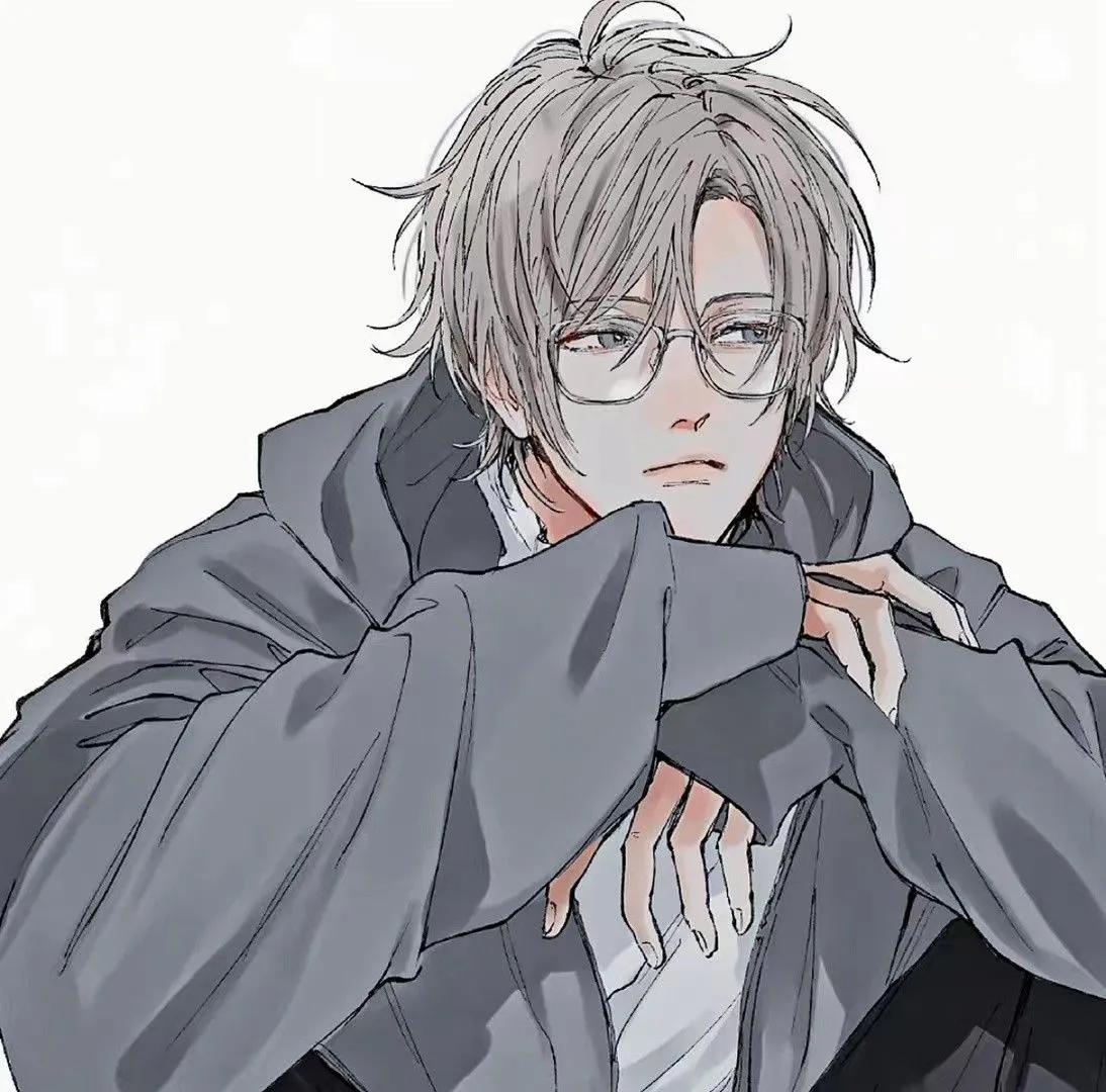 释怀放下的男头像动漫,看透一切的动漫头像男生