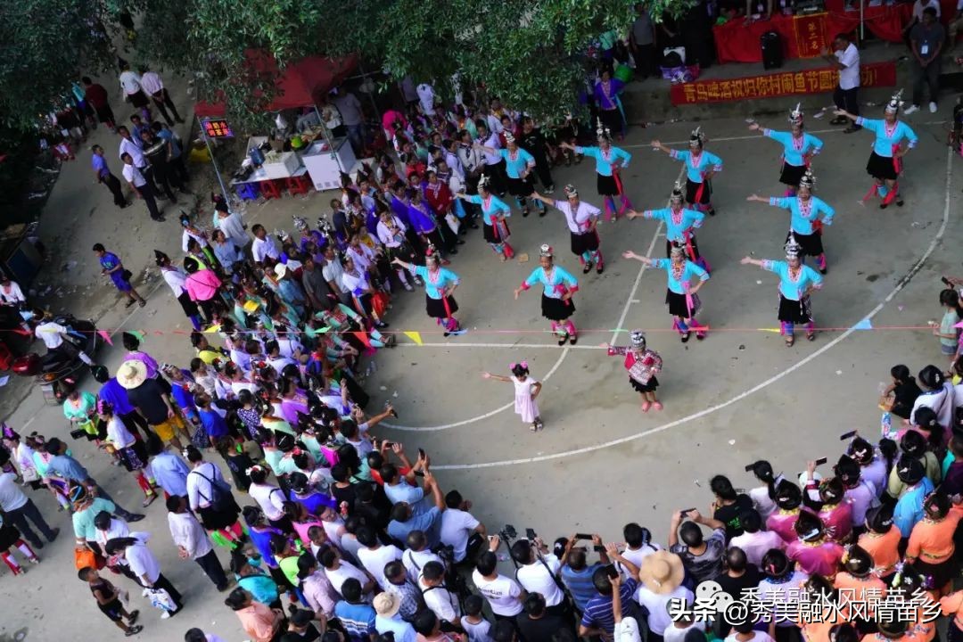 广西苗寨的闹鱼节,融安苗族闹鱼寨
