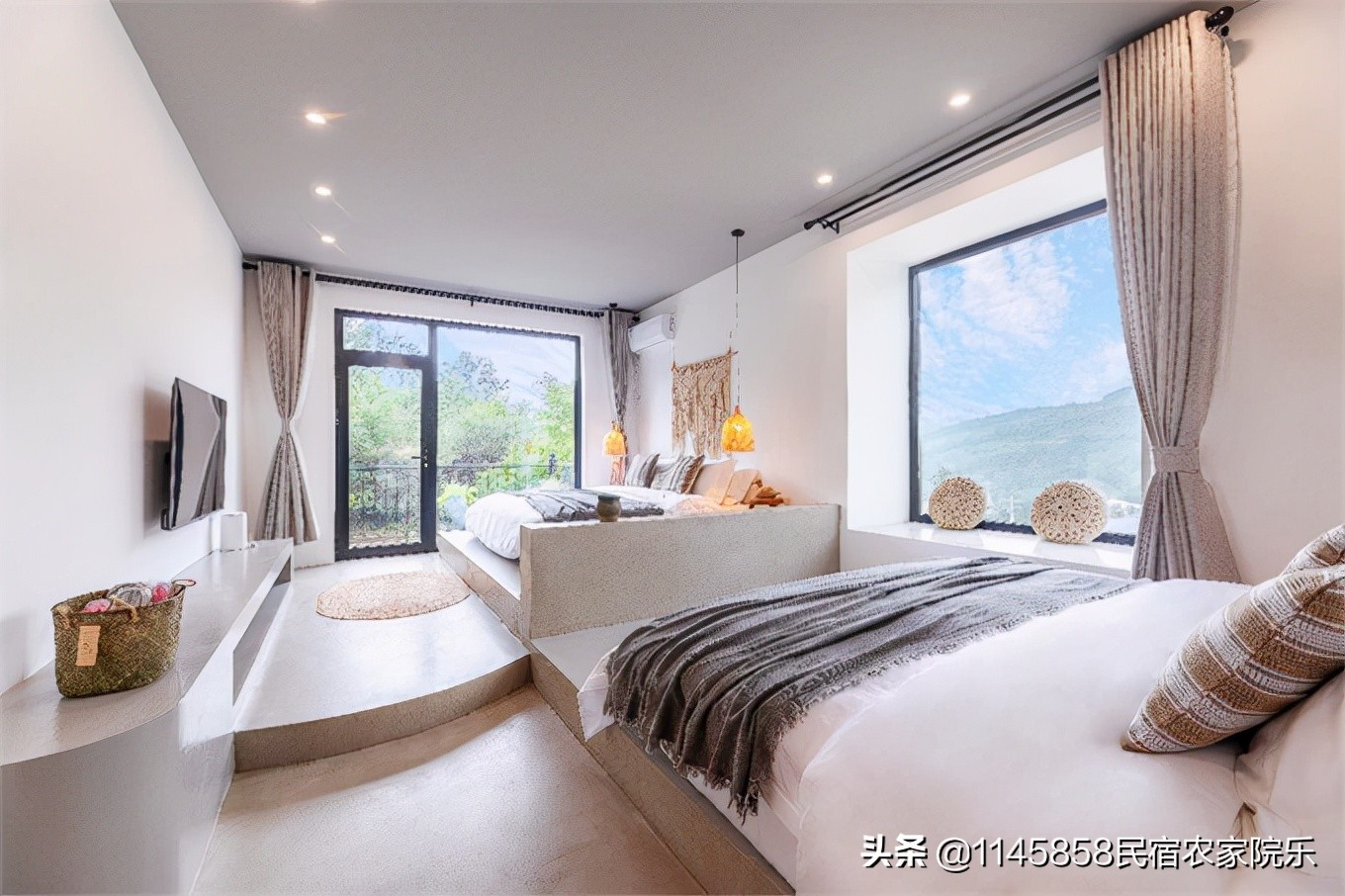 平谷金海湖浅山石语民宿,北京平谷桃花谷民宿