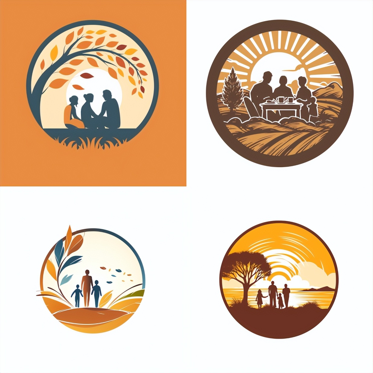 ai绘画品牌设计,ai绘画各种广告logo