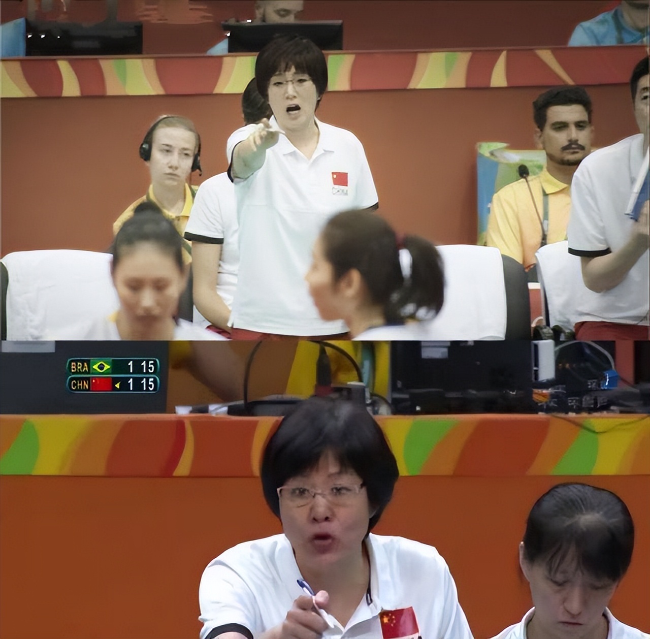 巩俐与郎平同框,郎平和巩俐最新花絮