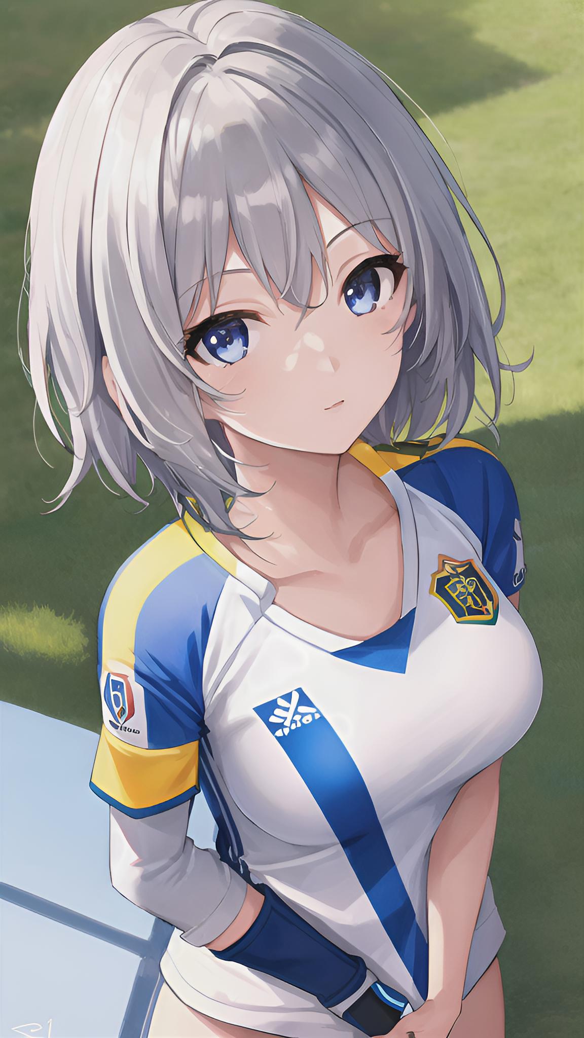 ai绘画萌新,ai画的足球运动员