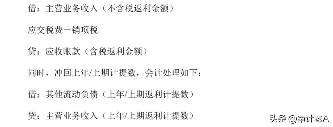 销售折让返利的会计处理,销售返利如何做账务处理
