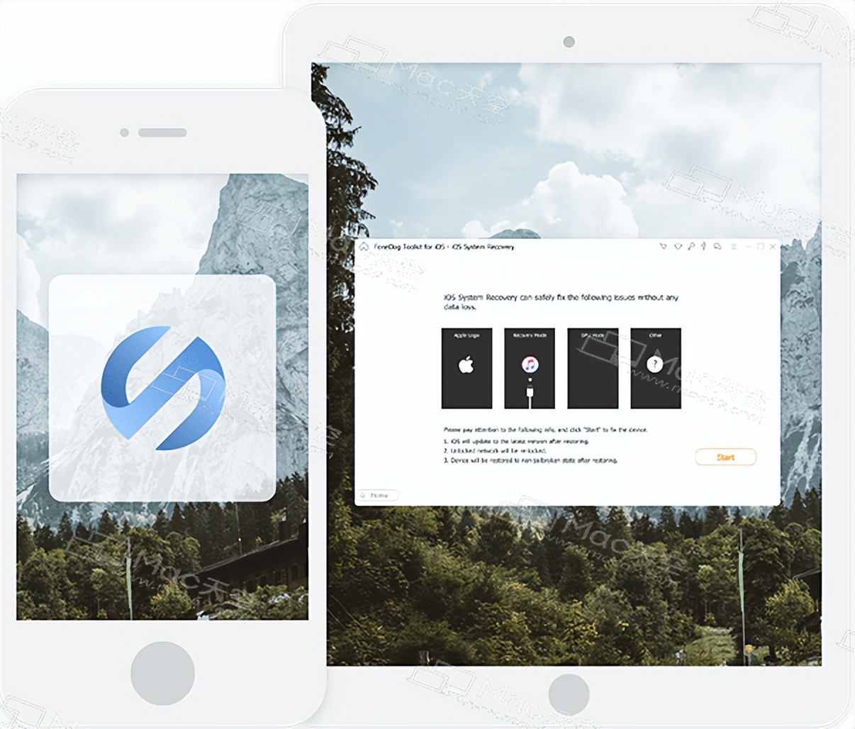全能的iOS工具包：FoneDogToolkitforiOSonMac中文版