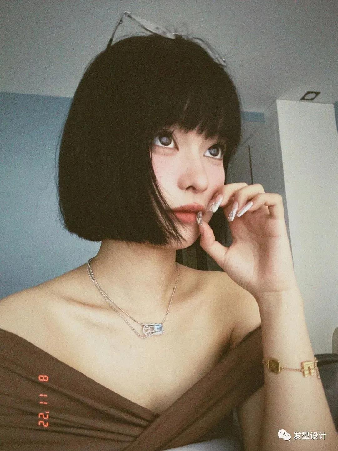 短发推荐大圆脸利落,2021圆脸大脸最火短发