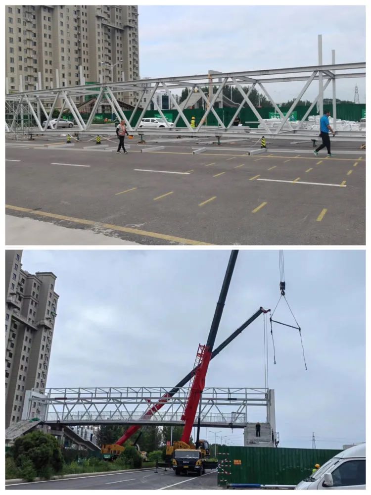 曹妃甸商务区实验学校,曹妃甸大学城天桥